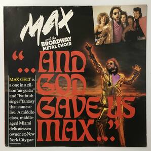 MAX AND THE BROADWAY METAL CHOIR ...AND GOD GAVE US MAX... UK盤 NWOBHM