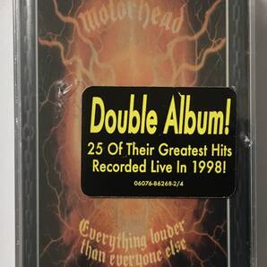 MOTORHEAD EVERYTHING LOUDER THAN EVERYONE ELSE CASSETTE TAPE US製 SEALED 新品未開封 2本セット