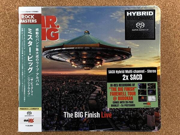 ☆★ 【中古美品】 MR.BIG/ The BIG Finish Live (SACD×2枚組) 【輸入盤(国内盤使用)】 A4クリアファイル・ポストカード付 ★☆