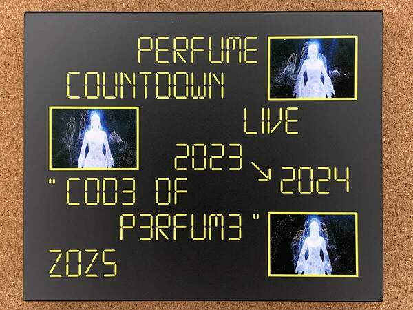 ☆★ 中古美品!! Perfume/パフューム Countdown Live 2023→2024 ”COD3 OF P3RFUM3” ZOZ5 【初回限定盤】(2Blu-ray+グッズ) ★☆