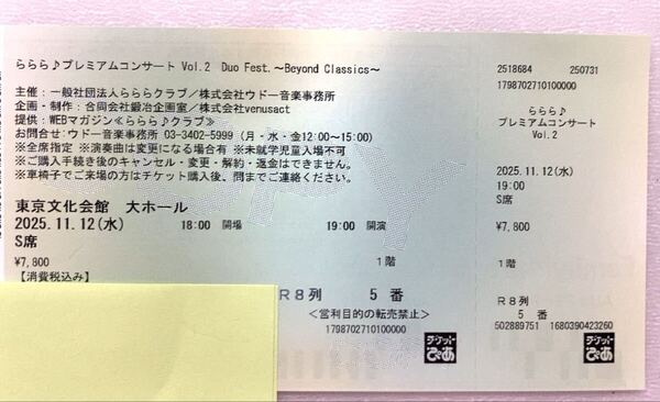 石田泰尚氏が出演 ららら♪プレミアムコンサート Vol.2 11月12日 東京文化会館