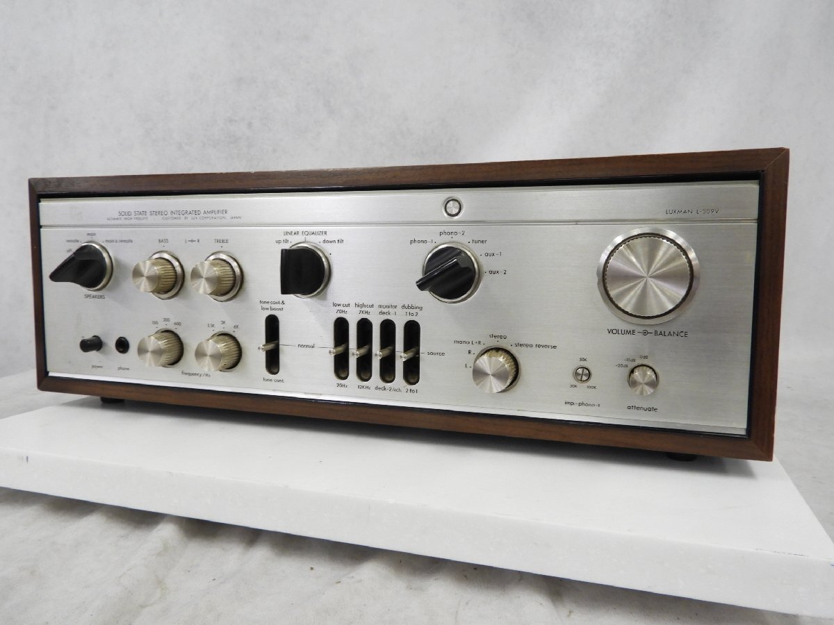 貴重 LUXMAN ラックスマン L-309V プリメインアンプ LUXMAN ラックスマン プリメインアンプ L-309Vの買取実績 | 大阪