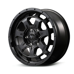MID NITRO POWER M7 Phalanx アルミホイール4本セット 16x7.0J 5H PCD114.3 +40 (エムナナ ファランクス Barrel Black) ナイトロパワー