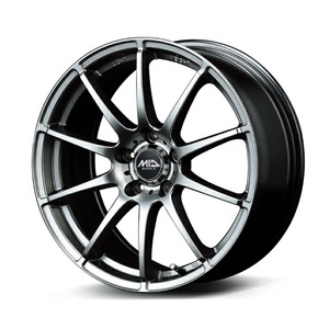 MID WHEELS STAG アルミホイール1本 18x8.0J 5H PCD114.3 +45 (スタッグ メタリックグレイ (L-MODEL))