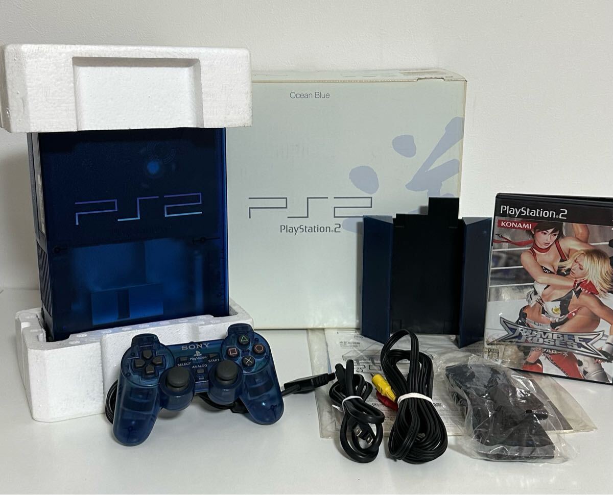 1m4943er 動作OK ソニー/SONY PS2 プレステ2 本体一式 青 Amazon | PlayStation 2 | ゲーム機本体