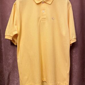 MADE IN USA製 Brooks Brothers GOLDEN FLEECE 半袖 鹿の子ポロシャツ イエロー Mサイズ ブルックスブラザーズ アメリカ製 米国製 黄色