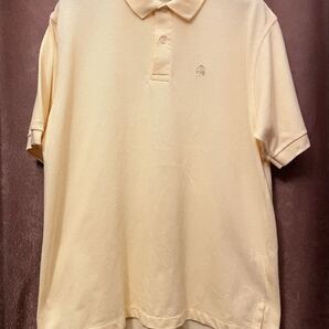 MADE IN USA製 Brooks Brothers GOLDEN FLEECE 半袖 鹿の子ポロシャツ イエロー Lサイズ ブルックスブラザーズ アメリカ製 米国製 黄色