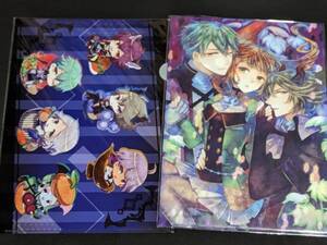 rc98 ★クリアファイル★ PSVita 「ピリオドキューブ ~鳥籠のアマデウス~」 ステラワース 店舗特典 2枚セット