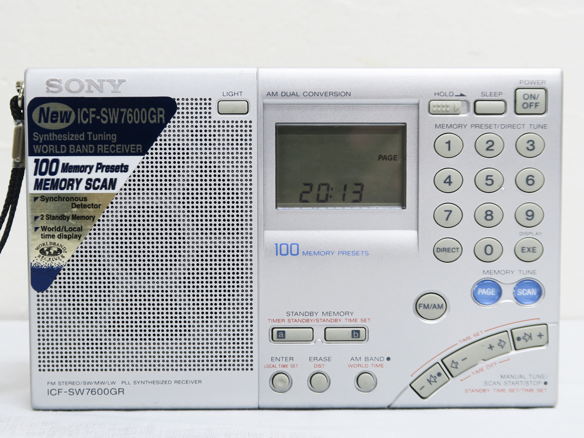 Yahoo!オークション -「sony 短波ラジオ icf-sw7600gr」の落札