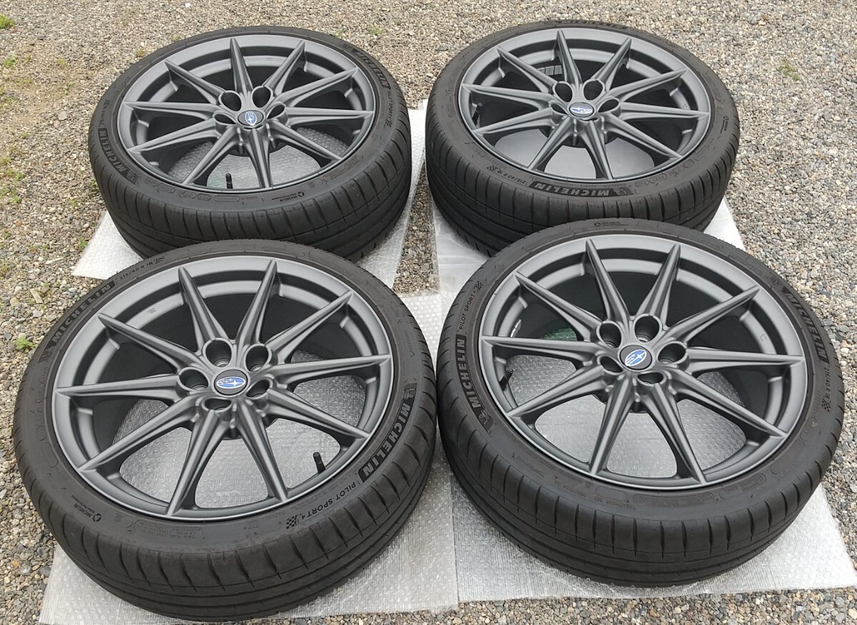 スバル 純正 205/55R16 ZD8 BRZ ZN8 GR86 新車外し トヨタGR86(ZN8)＆スバルBRZ(ZD8) 足まわりカスタム（ホイール