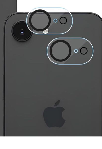 g247 iPhone 16E カメラフィルム 【2枚セット 国産旭硝子素材】 (硬度9H 耐衝撃 自動吸着 気泡ゼロ ラウンドエッジ加工 超薄0.26mm )