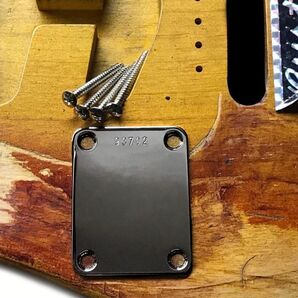 SRV Number 1/ First Wife Strat ネックプレート 93702 Made In USA #NECKPLATE-SRV-93702