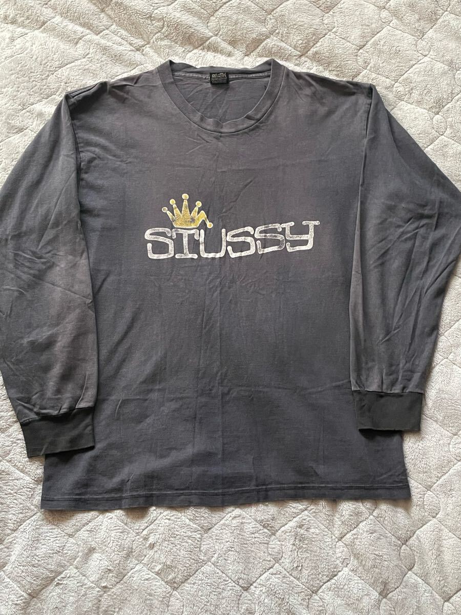 “Gold Logo” old stussy プリント ロンT XL 黒 2025年最新】Yahoo!オークション -old stussy ロンtの中古品
