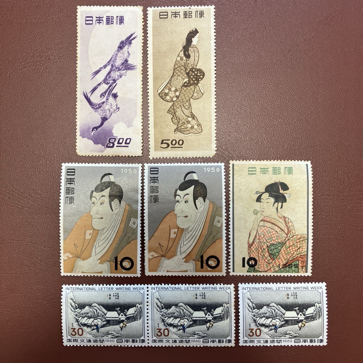 銭単位切手　見返り美人5枚シート(概ね極美品) Yahoo!オークション -「切手 見返り美人 シート」の落札相場
