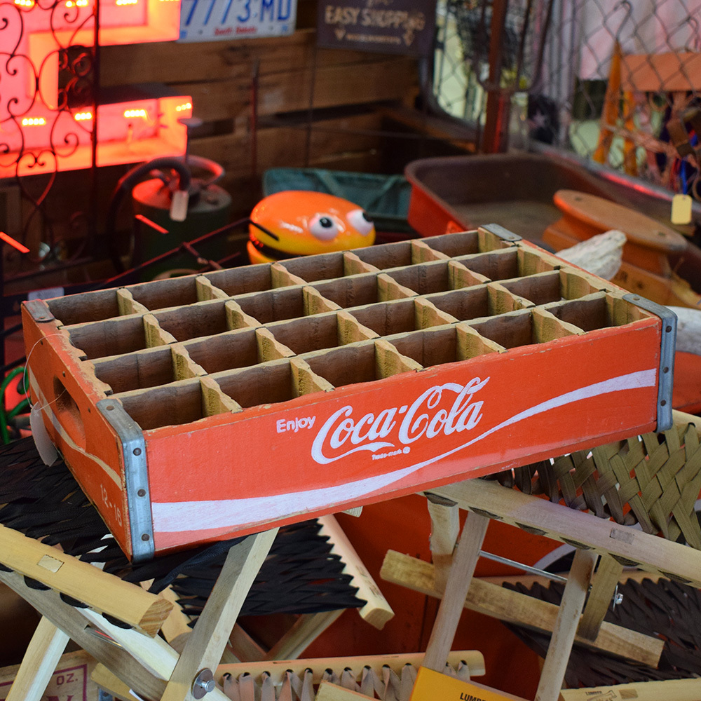 希少　中古品　Coca-Cola 木製ボトルケース 約50cm 希少 中古品 Coca-Cola 木製ボトルケース 約50cm 希少 中古品