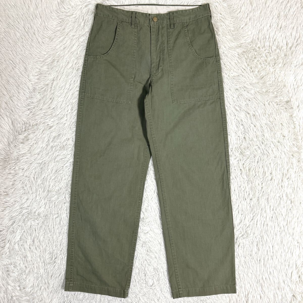 【美品】visvimヴィズヴィム　リネン（麻）100%カジュアルパンツ　タグ付 VISVIM ビズビム 22SS 0122105008014 ALDA PANTS アルダ シンチ