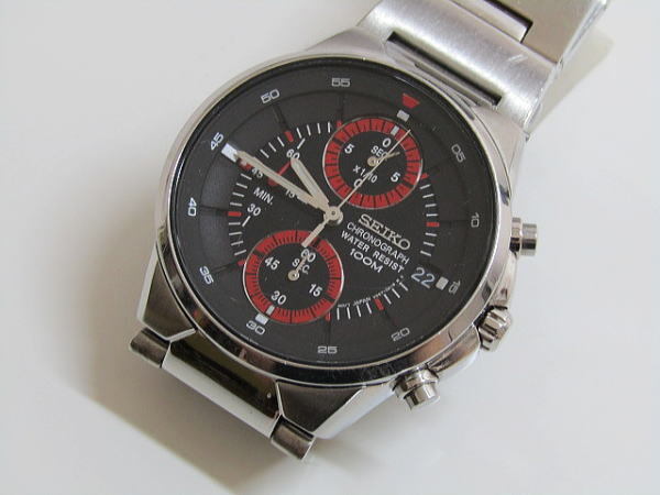 SEIKO セイコー　クロノグラフ V657-0A10 腕時計 クォーツ Yahoo!オークション -「v657-0a10」(アクセサリー、時計) の落札