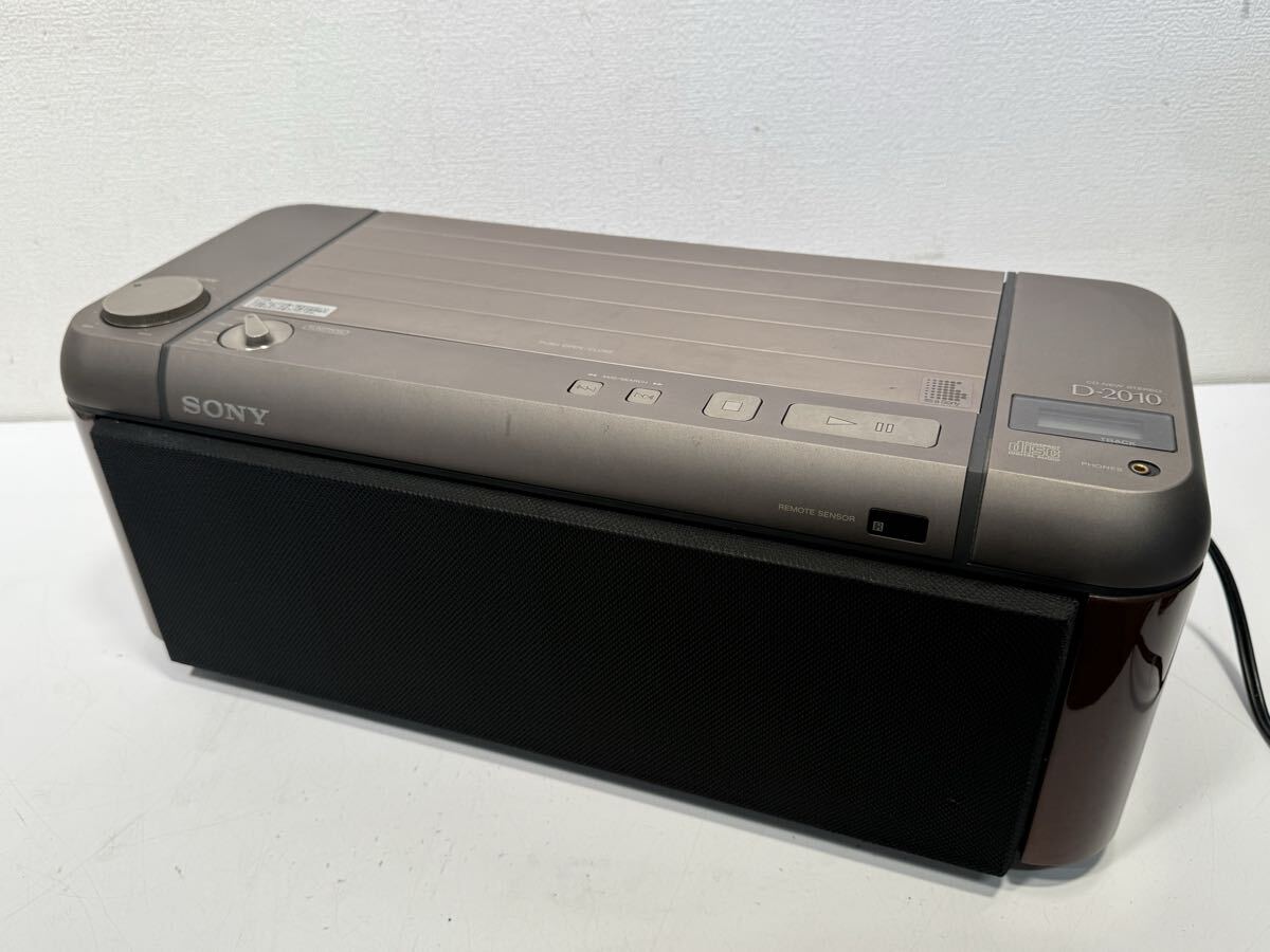 ※ジャンク品です。 SONY D-2010 CDプレーヤー 希少 ソニー D-2010 カセットデッキ CDプレーヤー ラジオ