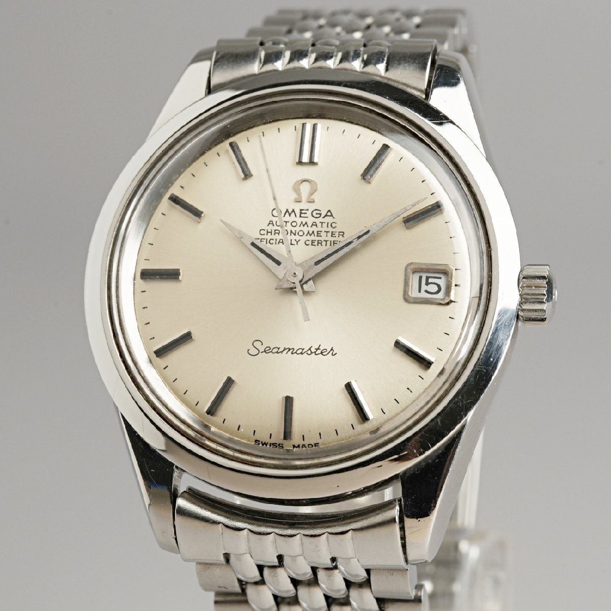 極美品 動作良好 オメガ シーマスター アンティーク 腕時計 極美品 動作良好オメガ シーマスター クロノメーター 自動巻