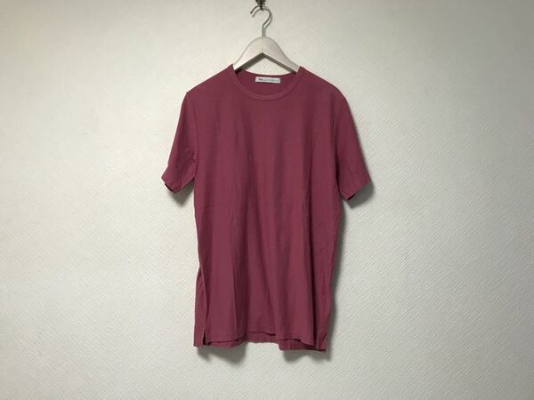 本物ロンハーマンRonHermanコットンチェック柄半袖Tシャツメンズサーフアメカジミリタリーワークビジネススーツモードゴルフピンク日本製S