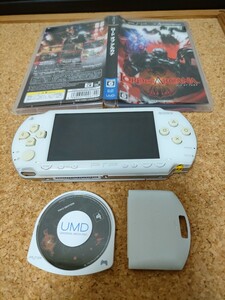【動作確認済】PSP 1000 セラミックホワイト ロード オブ アルカナ付