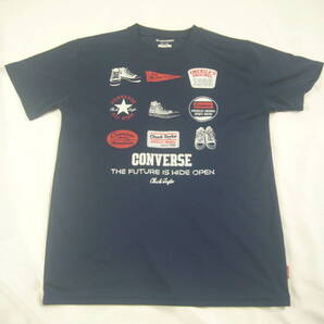 コンバース・アップ・トレ・Tシャツ・紺・165~175・ほぼ未使用
