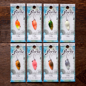 ベルベットアーツ フォルテ 1.8g VELVET ARTS forte 新色7点+キックオンザフェスタ 8点セット