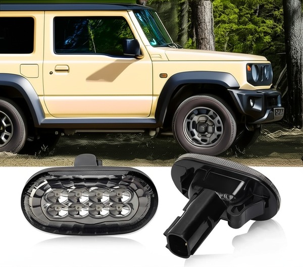 【送料無料】 スズキ ジムニー JB64 JB74 JC74 JB23 JB43 ラパン HE21S キャリー DA63T LED サイドマーカー ウインカー スモークタイプ
