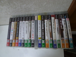 (1)PS3ソフト★19本セット(ジョジョの奇妙な冒険オールスターズバトル/スポーツチャンピオン)含む色々まとめ売り 中古