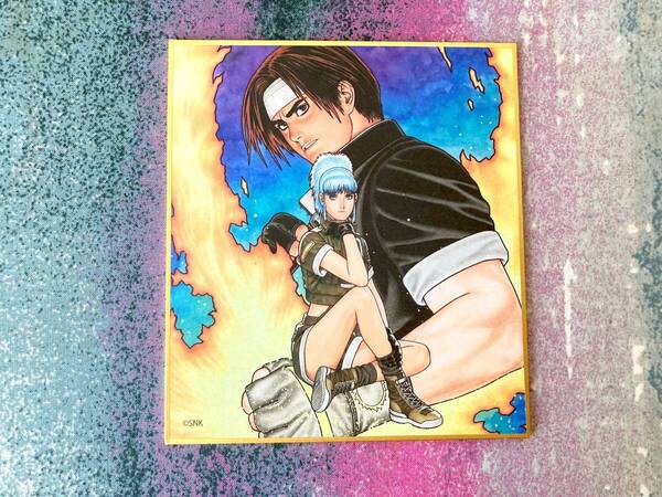 ★THE KING OF FIGHTERS '96 '97 ミニ色紙 レオナ 草薙京 KOF ゲーム グッズ ネオジオ SNK SNKOS-034★