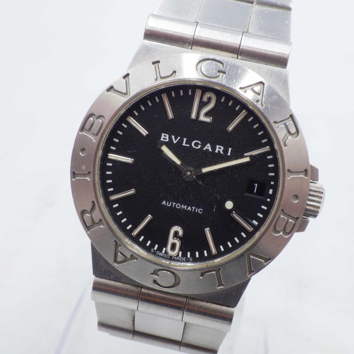 ブルガリ LCV35S シルバーカラー 純正コマ 2コマ 15ｍｍ ブルガリ LCV35S シルバーカラー 純正コマ 2コマ 15mm