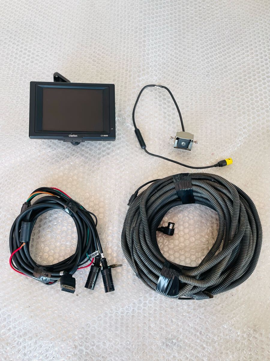 新品 クラリオン CJ-7300G＋15mケーブルセット 楽天市場】クラリオン CJ-7300G 7インチワイド4画面モニター