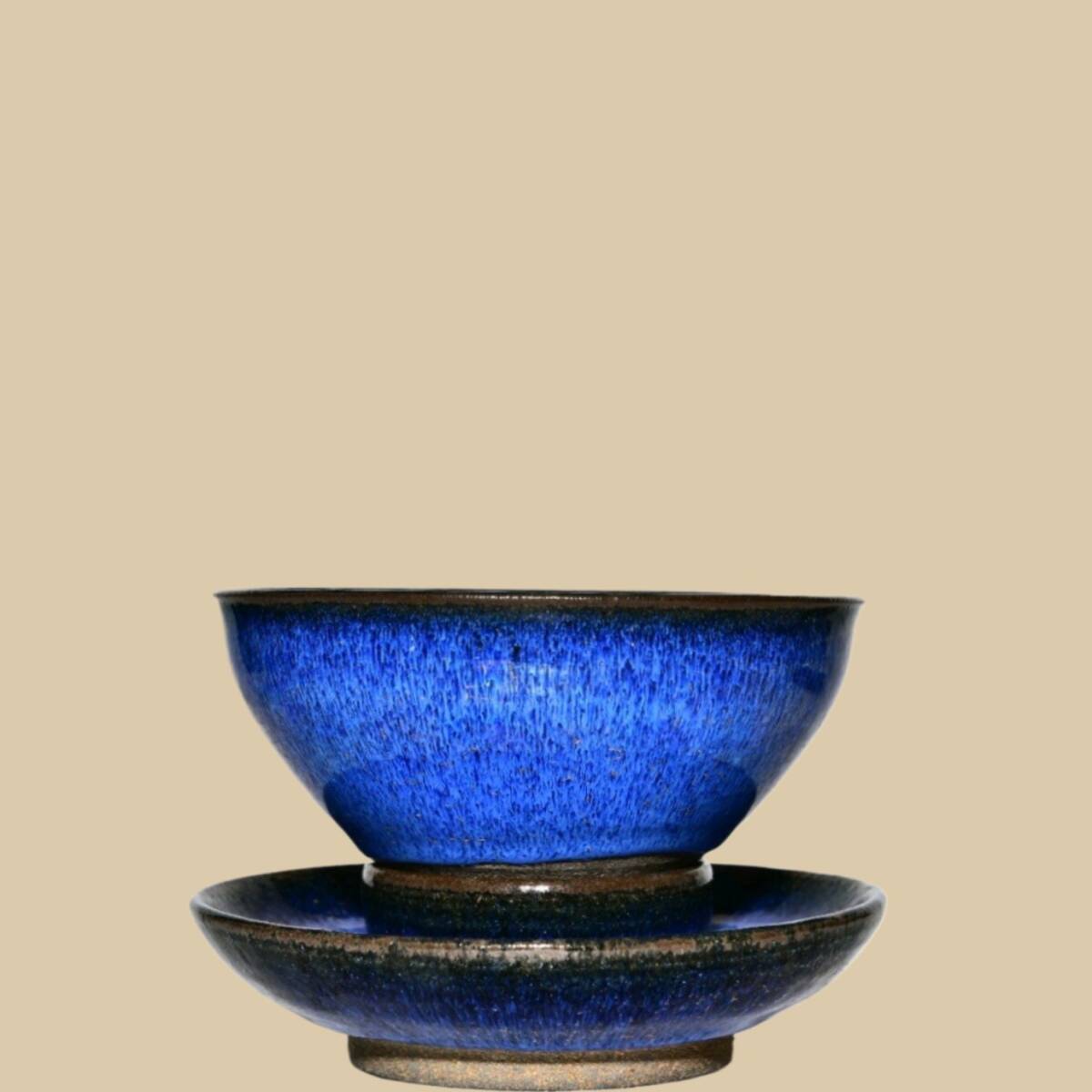 [ Song плата способ старый керамика . обжиг в печи индиго ... чай . чашечка для сакэ . кубок один на чай кубок . человек кубок чайная посуда ...] времена предмет антиквариат старый дом поставка со склада Tang предмет China старый .. лето товар старый художественное изделие 