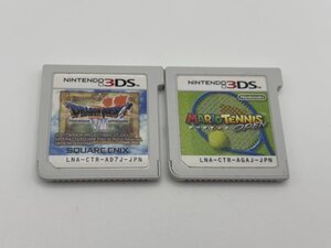 AN25-08 任天堂 ニンテンドー 3DS マリオテニス オープン ドラゴンクエストVII エデンの戦士たち セット ソフト のみ ゲーム 動作確認済