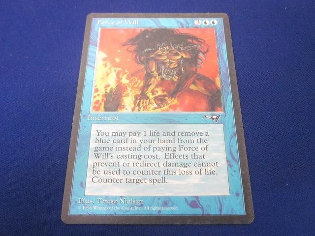 Yahoo!オークション -「mtg force of will 意志の力」の落札相場