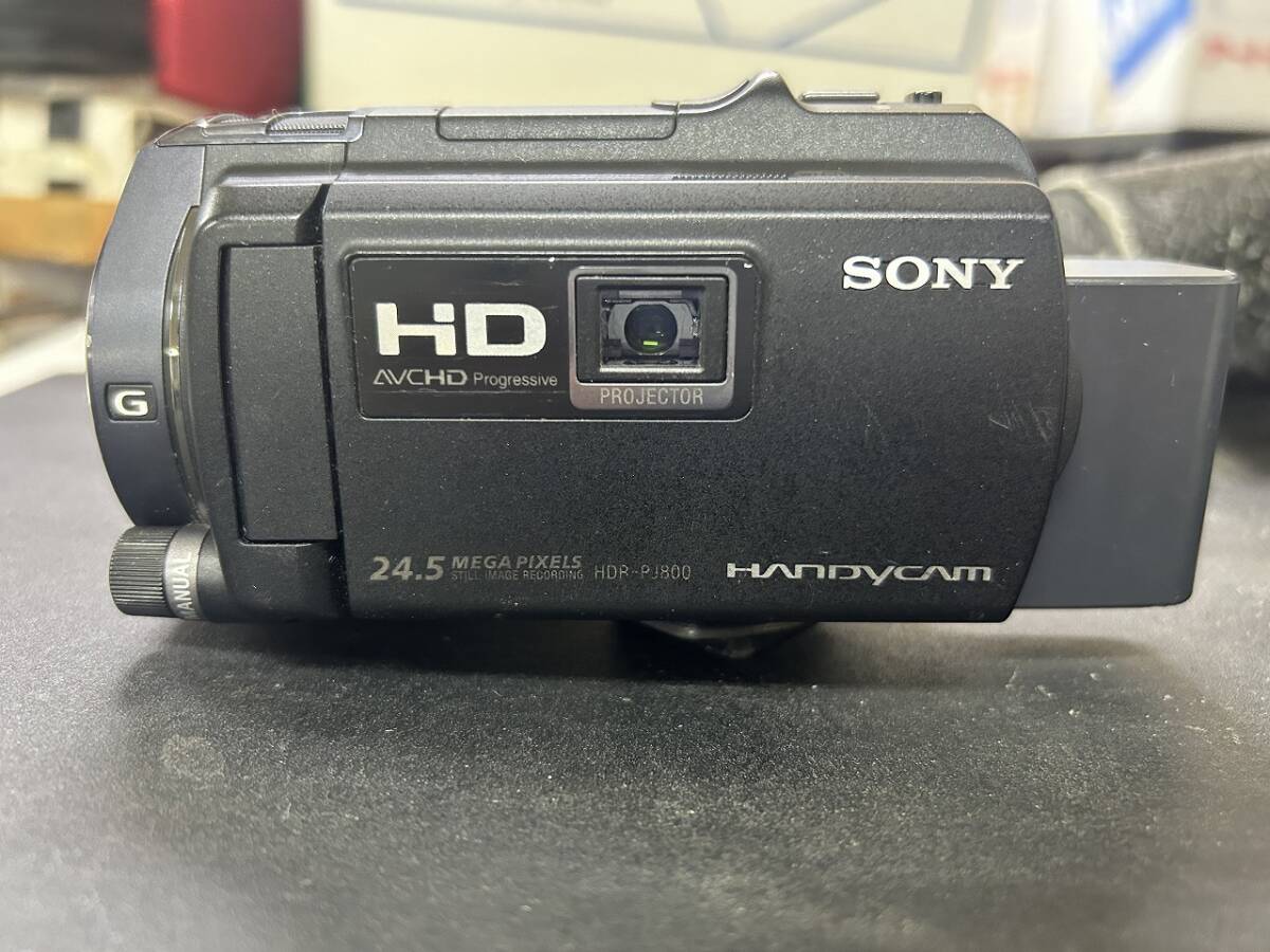 SONY ビデオカメラ HDR-PJ800 動作品 難あり 中古】SONY ソニー ハンディカム HDR-PJ800 ブラック デジタル