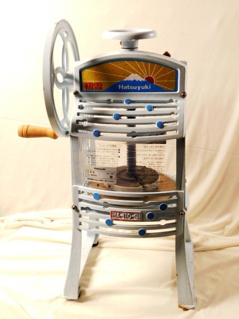 成桂　初雪　Hatsuyuki　電動かき氷機　レトロ かき氷 かき氷器 氷削機 ブロックアイススライサー|Hatsuyuki初雪氷削機|(株)中部