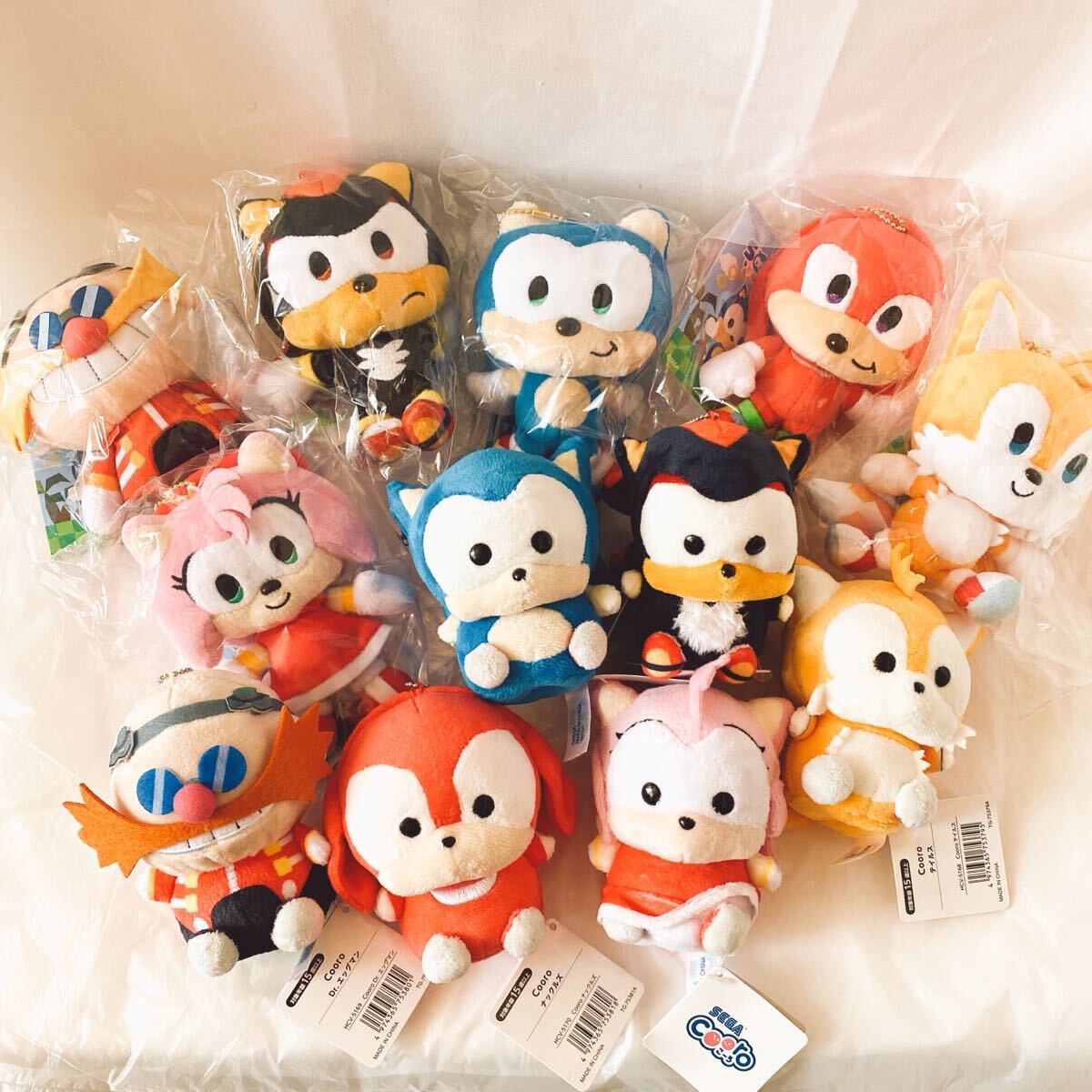 ソニック　ぬいぐるみ　5個セット　セガ　ソニック SONIC FRIENDS ソニック ぬいぐるみ マスコット SEGA セガ