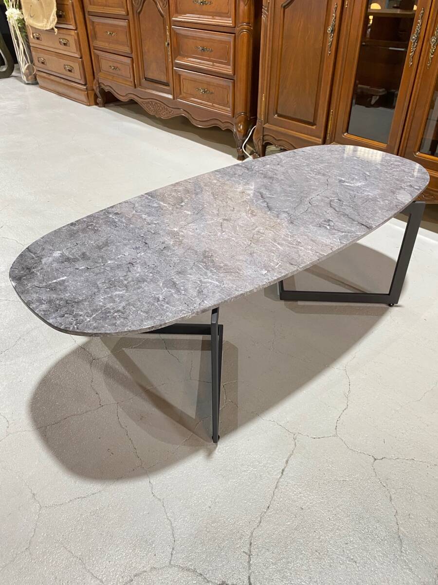 希少♦️グリーン♦️高級 大理石 ヴィンテージ オーバル型 ローテーブル♦️引き取り 希少♦️グリーン♦️高級 大理石 ヴィンテージ オーバル型 ロー