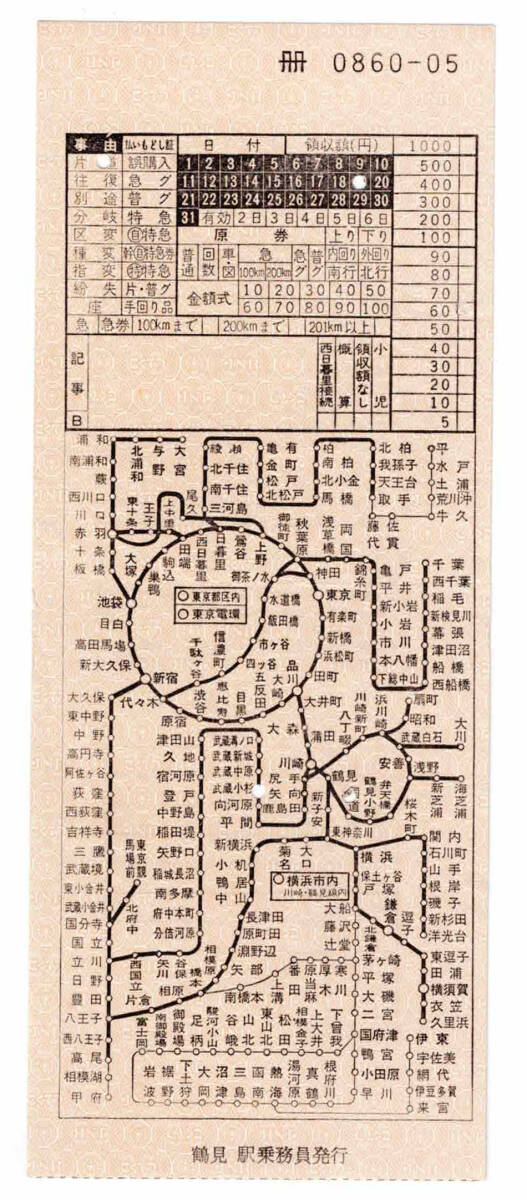 使用済 国鉄 切符 車内補充券 7枚セット 大船 東京 沼津 品川 車掌区 鉄道 使用済 国鉄 切符 車内補充券 7枚セット 大船 東京 沼津 品川 車掌区