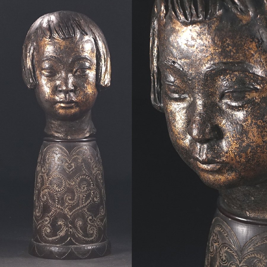 青銅像 】 ブロンズ少女像 みどりの風 長谷川 雅也(雅則) 作品 青銅像