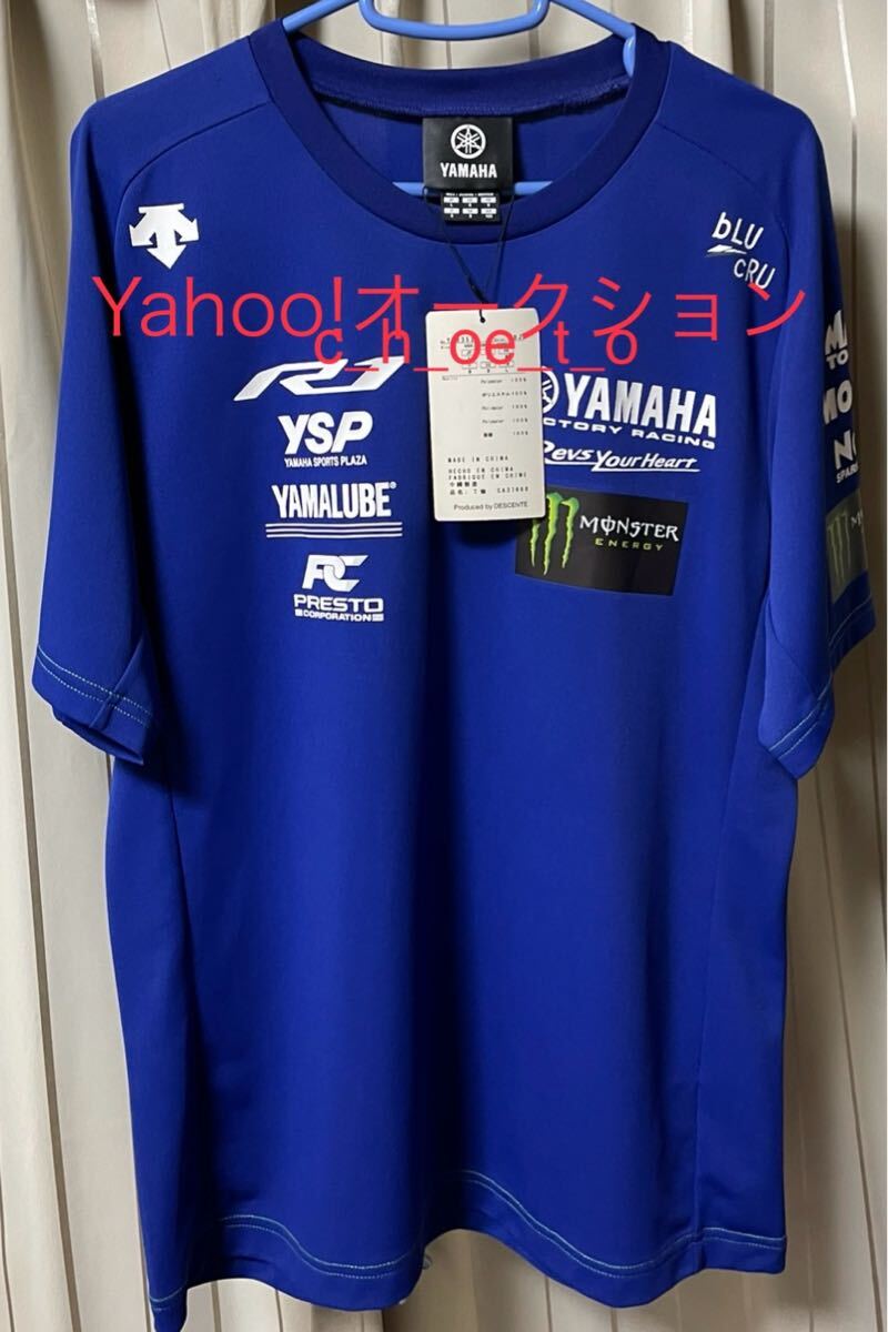 未開封 新品 Yamaha ヤマハ　デサント　モンスター　ポロシャツ XL/O YAMAHA MONSTER ロゴ入りデザインポロシャツ 新品未使用品 XL