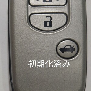 初期化済トヨタ純正クラウン スマートキー 3ボタン基盤番号271451-7490 新品電池サービス①