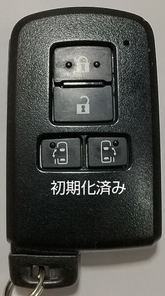 初期化済トヨタ純正 スマートキー4ボタンアルファードノア ヴォクシーヴェルファイア基盤番号231451-0120 新品電池サービス⑬