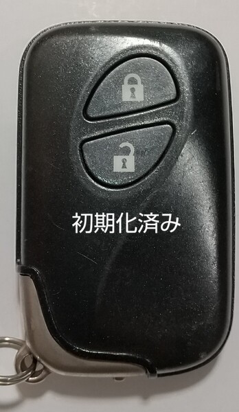 初期化済トヨタ レクサス純正スマートキー2ボタン 基盤番号271451−5300 新品電池サービス⑱