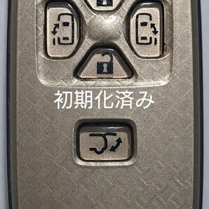 初期化済トヨタ純正スマートキー5ボタンヴェルファイア 基盤番号271451−6221新品電池サービス②