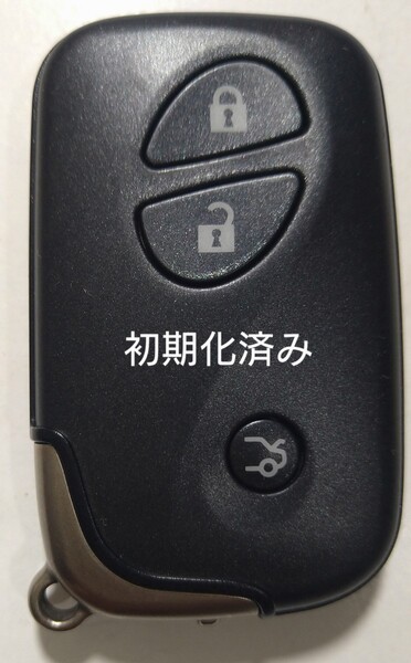 初期化済トヨタ レクサス純正スマートキー3ボタン基盤番号271451−5300新品電池サービス⑧