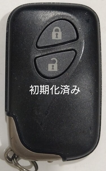 初期化済トヨタ レクサス純正スマートキー2ボタン 基盤番号271451−5300 新品電池サービス28