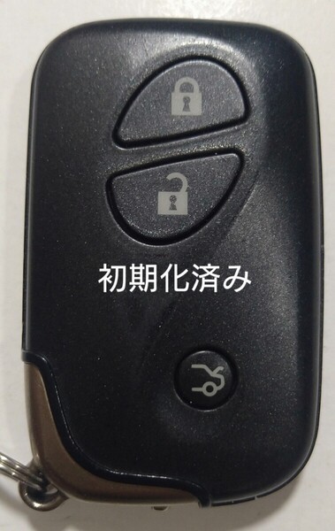 初期化済トヨタ レクサス純正スマートキー3ボタン基盤番号271451−5300新品電池サービス⑮
