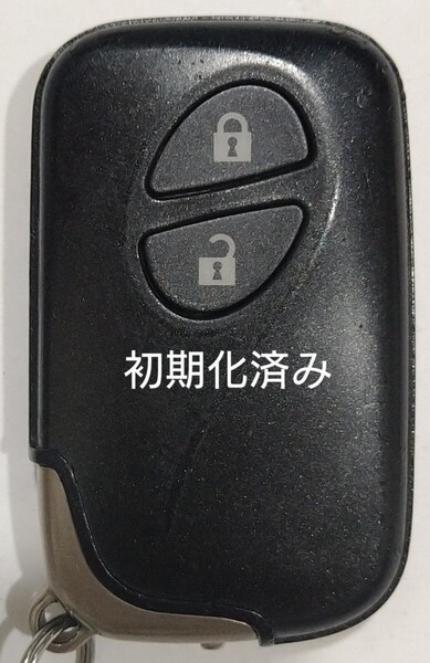 初期化済トヨタ レクサス純正スマートキー2ボタン 基盤番号271451−5300 新品電池サービス25